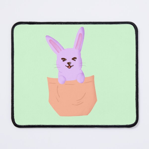 Item preview, Purple bunny inside a pocket designed and sold by ANU007.