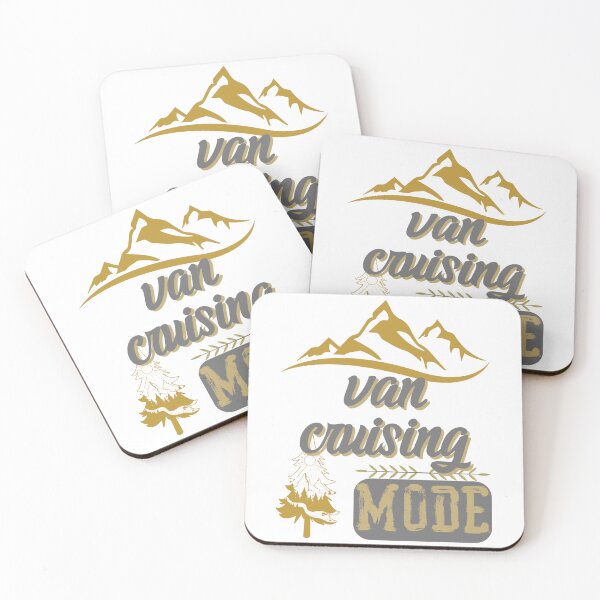 Item preview, van cruising mode, forest river sun inside tree pine designed and sold by movie-popcorn.