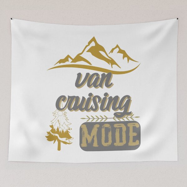 Item preview, van cruising mode, forest river sun inside tree pine designed and sold by movie-popcorn.