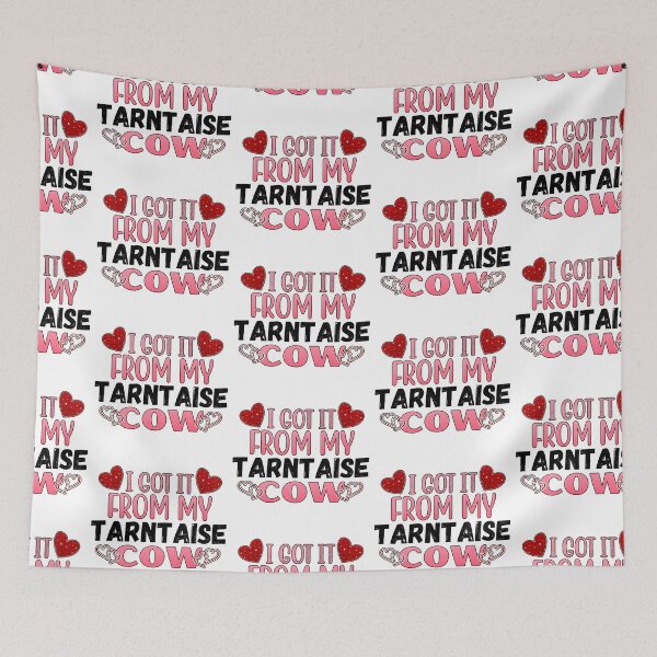 Item preview, White version of I got it from my Tarntaise cows Lovely Valentine hearts designed and sold by FarmsteadAcers.