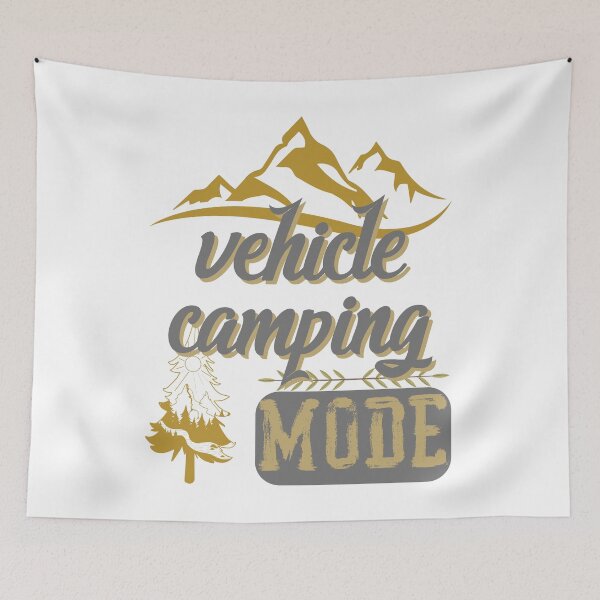 Item preview, vehicle camping mode, forest river sun inside tree pine designed and sold by movie-popcorn.