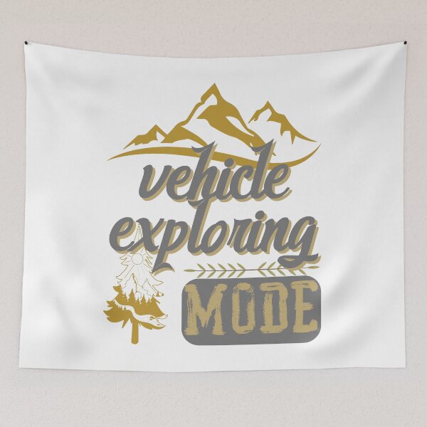 Item preview, vehicle exploring mode, forest river sun inside tree pine designed and sold by movie-popcorn.