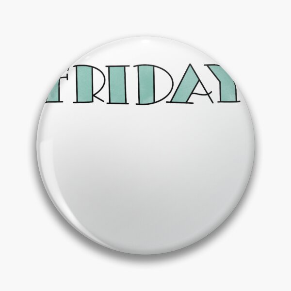 Item preview, Friday - Teal designed and sold by egehl.