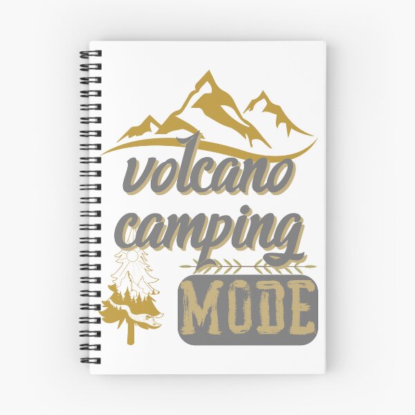 Item preview, volcano camping mode, forest river sun inside tree pine designed and sold by movie-popcorn.