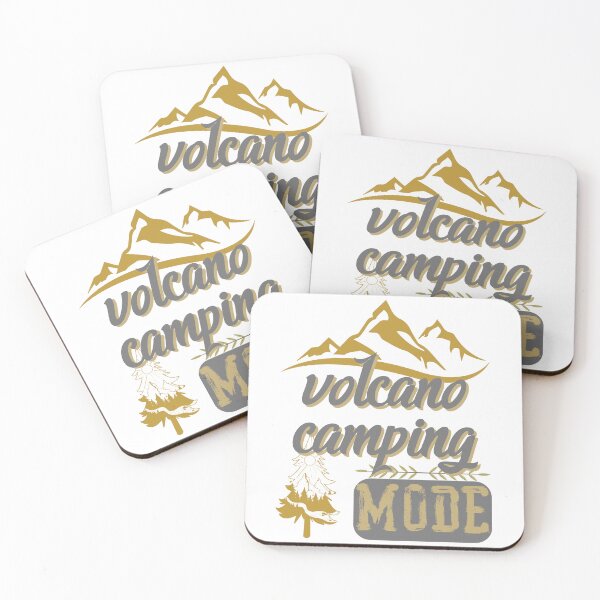 Item preview, volcano camping mode, forest river sun inside tree pine designed and sold by movie-popcorn.