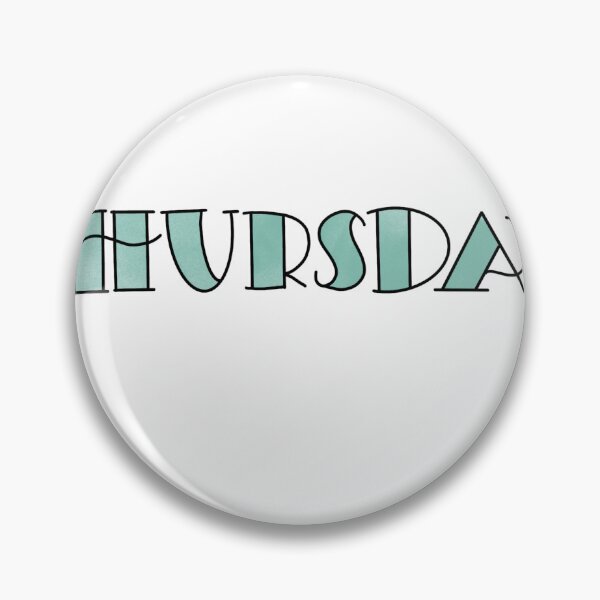 Item preview, Thursday - Teal designed and sold by egehl.