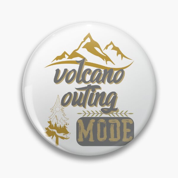 Item preview, volcano outing mode, forest river sun inside tree pine designed and sold by movie-popcorn.