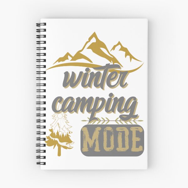 Item preview, winter camping mode, forest river sun inside tree pine designed and sold by movie-popcorn.