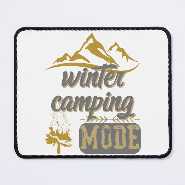 Item preview, winter camping mode, forest river sun inside tree pine designed and sold by movie-popcorn.