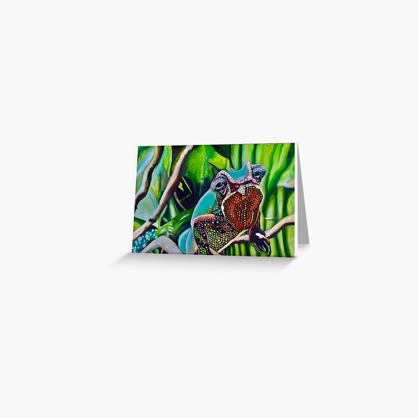 Chameleon in a Tree Greeting Card