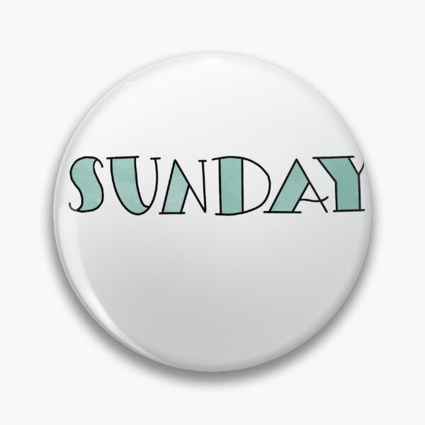 Item preview, Sunday - Teal designed and sold by egehl.