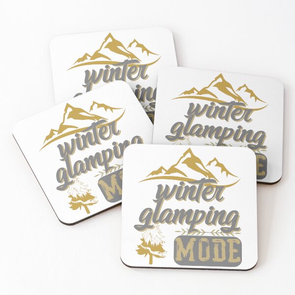 Item preview, winter glamping mode, forest river sun inside tree pine designed and sold by movie-popcorn.