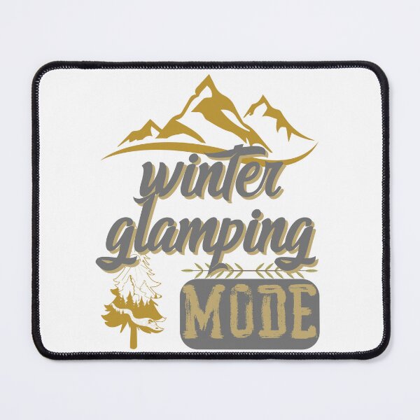 Item preview, winter glamping mode, forest river sun inside tree pine designed and sold by movie-popcorn.