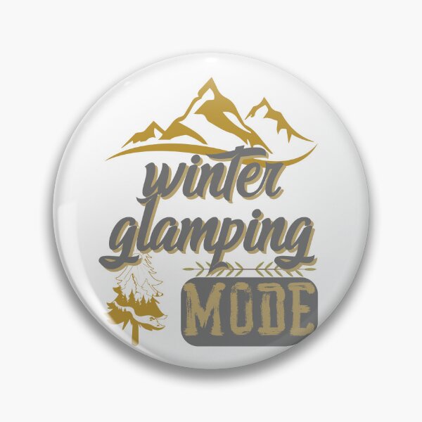 Item preview, winter glamping mode, forest river sun inside tree pine designed and sold by movie-popcorn.