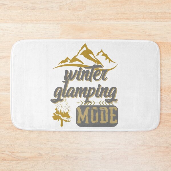 Item preview, winter glamping mode, forest river sun inside tree pine designed and sold by movie-popcorn.