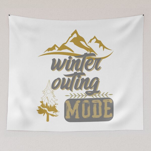 Item preview, winter outing mode, forest river sun inside tree pine designed and sold by movie-popcorn.