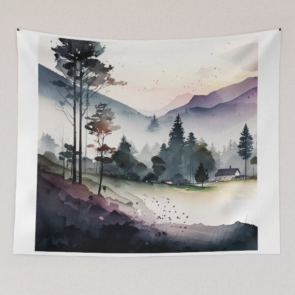 Item preview, Relaxing Watercolor #223 designed and sold by Avocado Design Studio.