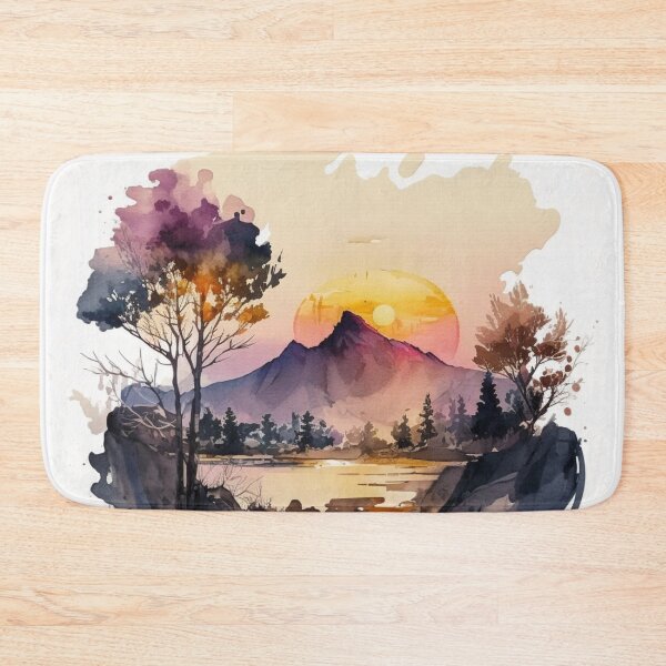 Item preview, Relaxing Watercolor #224 designed and sold by Avocado Design Studio.