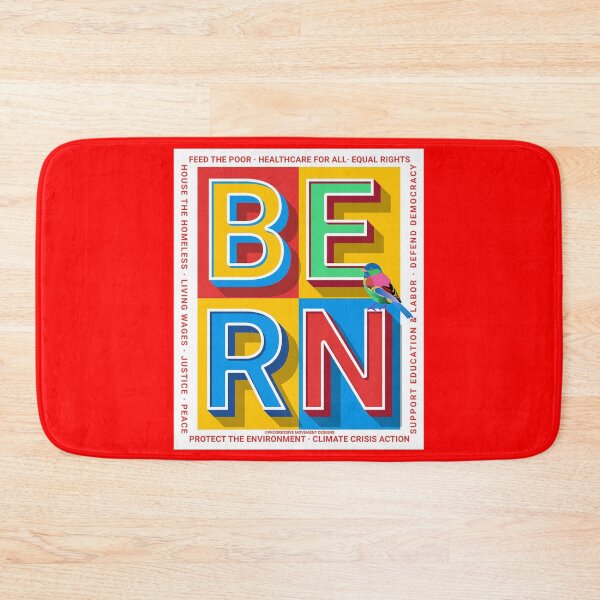 Item preview, PMD00390 Progressive Movement Designs Bern colorful Valentine or for any day for Progressives Bernie Sanders supporters designed and sold by ProgressiveLeft.