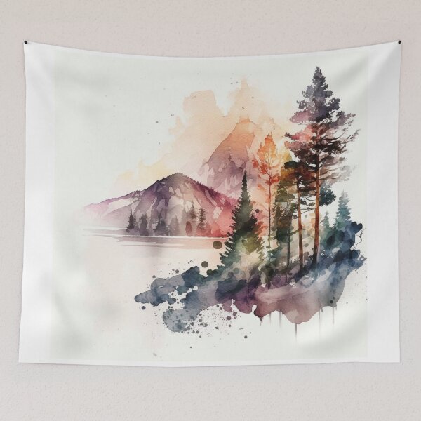 Item preview, Relaxing Watercolor #226 designed and sold by Avocado Design Studio.