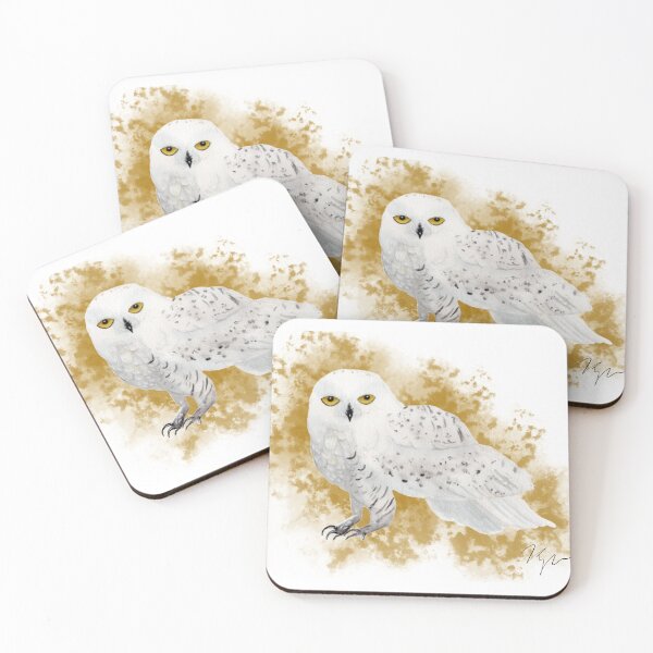 Item preview, Watercolor Snowy Owl designed and sold by kjacunski.