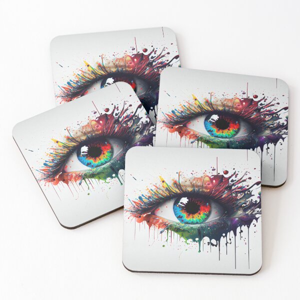 Item preview, Stylized Eye (Clear) designed and sold by DoublecrashArt.