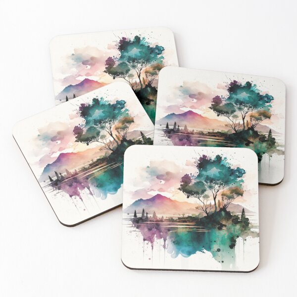 Item preview, Relaxing Watercolor #227 designed and sold by Avocado Design Studio.