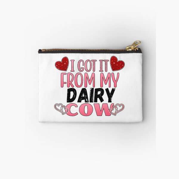 Item preview, White version of I got it from my Dairy cows Lovely Valentine hearts designed and sold by FarmsteadAcers.