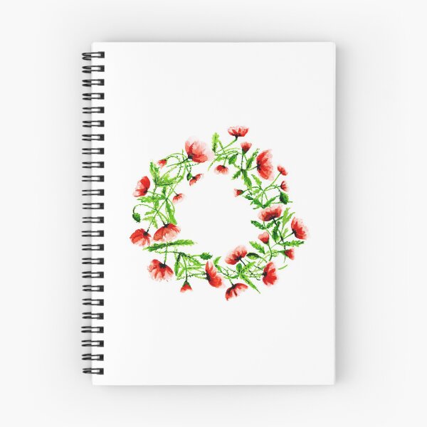 Item preview, Poppies in wreath designed and sold by Ivonne Wierink.