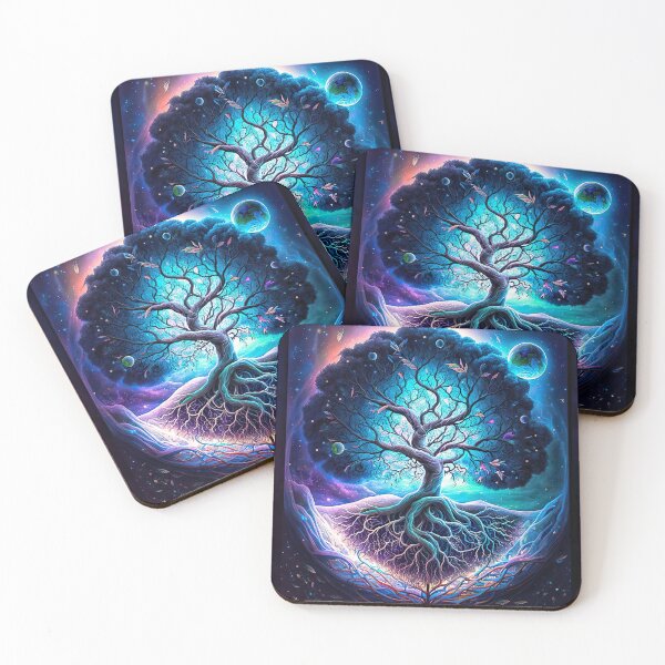 Item preview, Magical Tree -  Tree of cosmic wonder ✨  designed and sold by AkaArtGenerator.