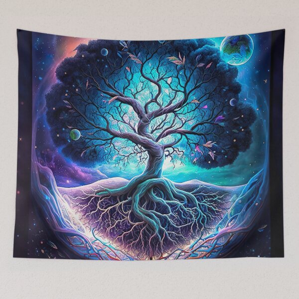 Item preview, Magical Tree -  Tree of cosmic wonder ✨  designed and sold by AkaArtGenerator.
