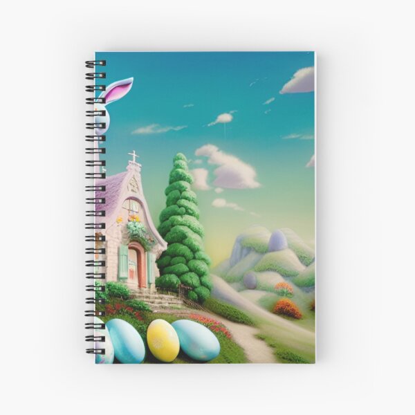Item preview, Easter Eggs Surreal Fairytale Pastel Landscape designed and sold by DreamingAwake1.