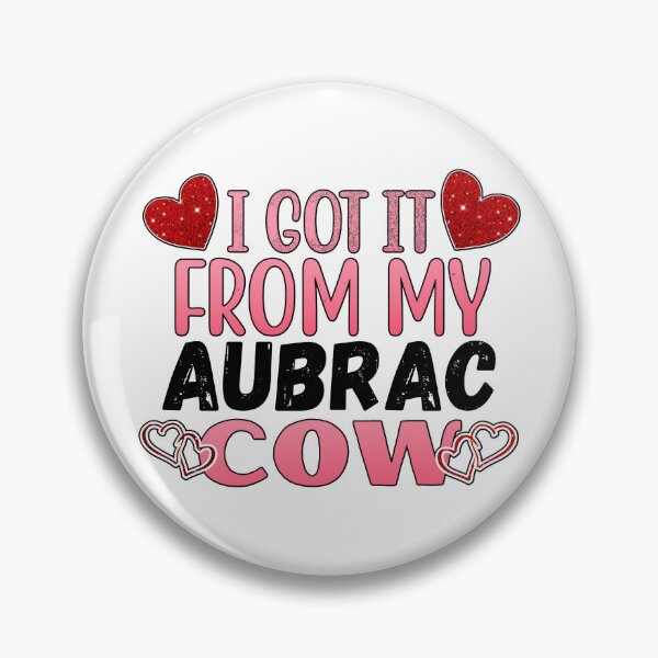 Item preview, White version of I got it from my Aubrac cows Lovely Valentine hearts designed and sold by FarmsteadAcers.