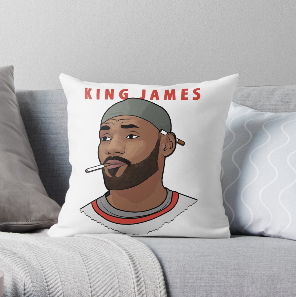 King James Throw Pillow