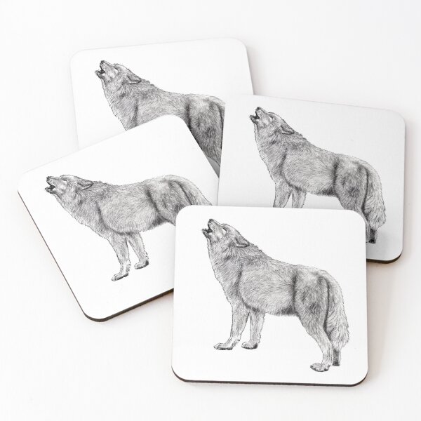 Item preview, howling wolf designed and sold by SylvieG18.