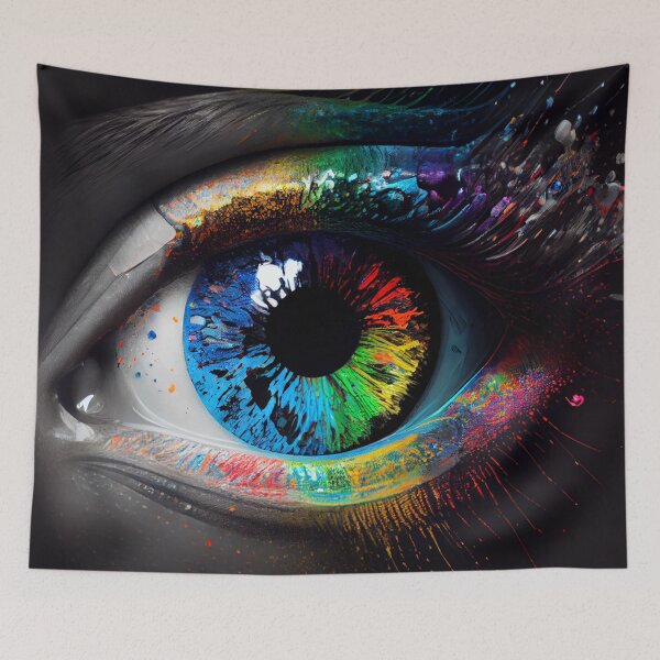 Item preview, Stylized Eye (Dark) designed and sold by DoublecrashArt.
