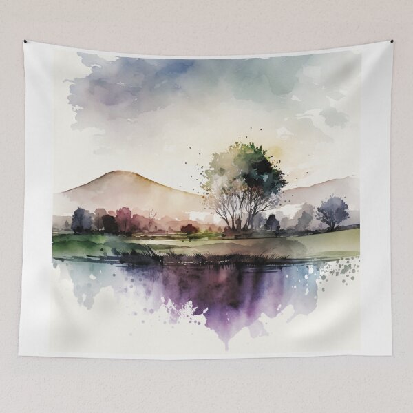Item preview, Relaxing Watercolor #232 designed and sold by Avocado Design Studio.