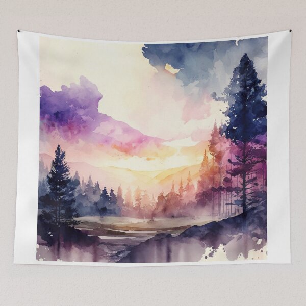 Item preview, Relaxing Watercolor #233 designed and sold by Avocado Design Studio.
