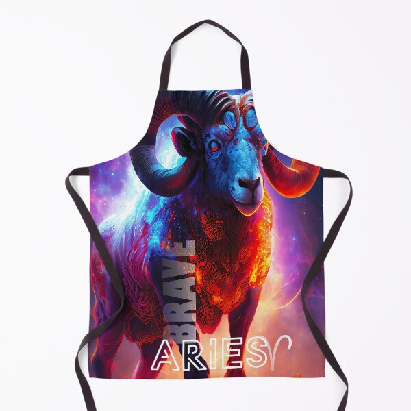 Item preview, This Bold Ram Embodies the Bravery and Passion of the Aries Astrological Sign designed and sold by WhitePinesVale.