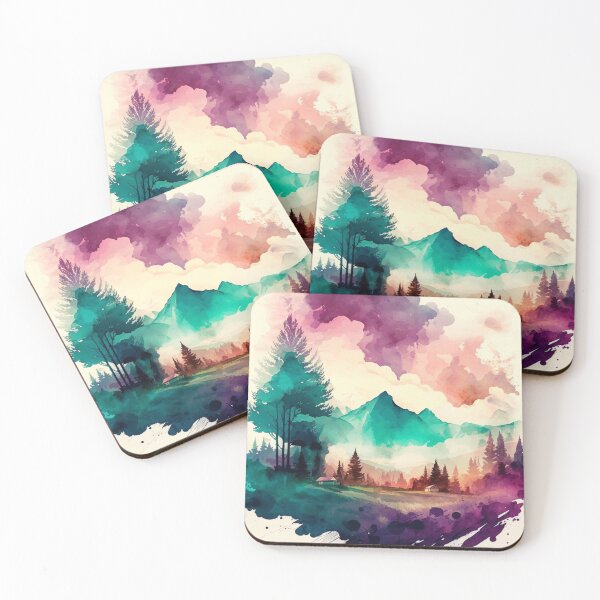Item preview, Relaxing Watercolor #235 designed and sold by Avocado Design Studio.