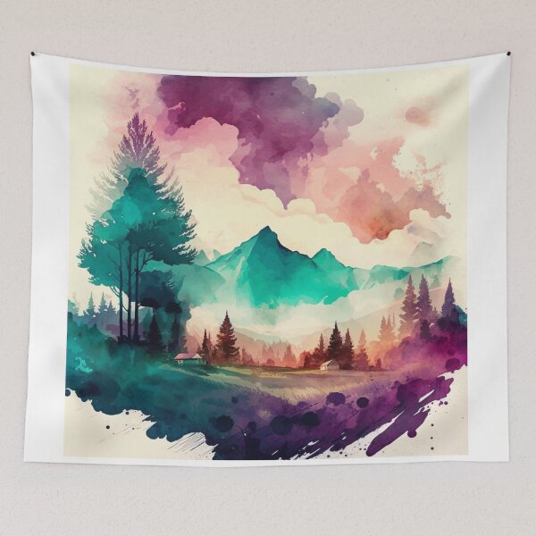 Item preview, Relaxing Watercolor #235 designed and sold by Avocado Design Studio.