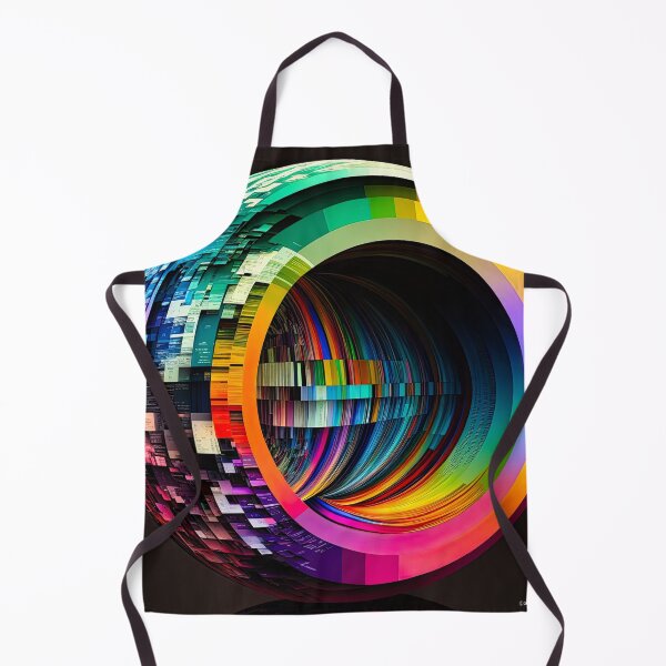 Item preview, Circumference 0021, "Circumference" captures the essence of a mesmerizing, glitch-filled world in a circular form designed and sold by randycolby.