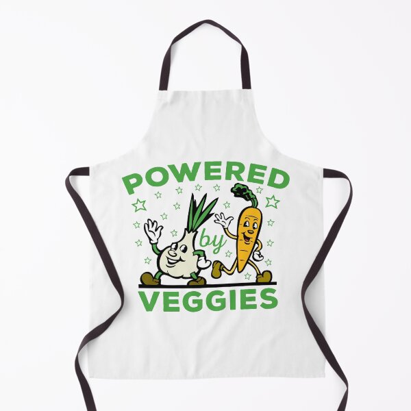 Item preview, Funny Cartoon Powered By Veggies Vegetarian designed and sold by wingstar.