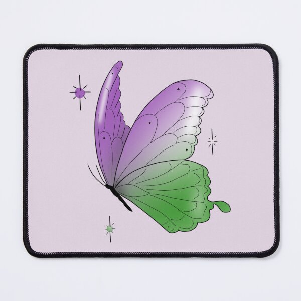 Item preview, Subtle genderqueer butterfly designed and sold by atlasbackache.
