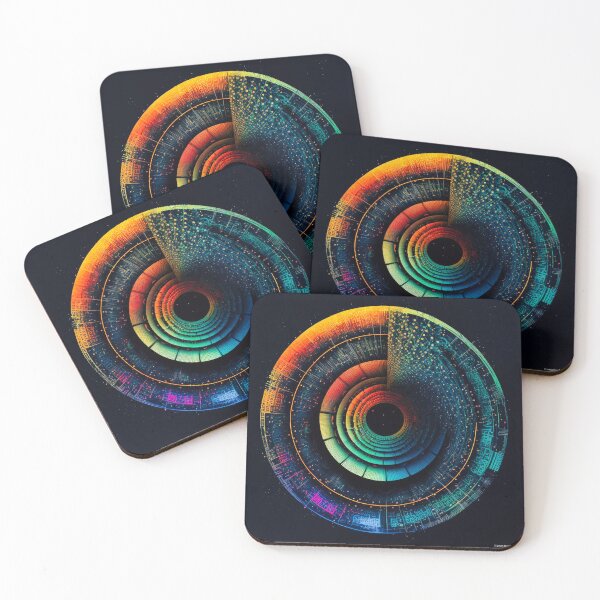 Item preview, Circumference 0029, The glitch-filled designs of "Circumference" are a modern twist on traditional circular artwork, elevating them to the next level designed and sold by randycolby.