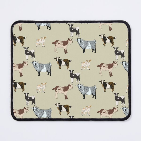 Item preview, Nigerian Dwarf Goats Pattern Cream designed and sold by Ashley Gagnon.