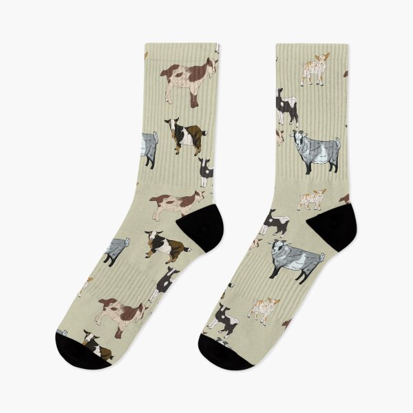 Item preview, Nigerian Dwarf Goats Pattern Cream designed and sold by Ashley Gagnon.