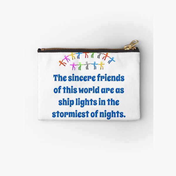 Item preview, The Sincere Friends Of This World - Friendship Quote  designed and sold by CrankyOldDude.