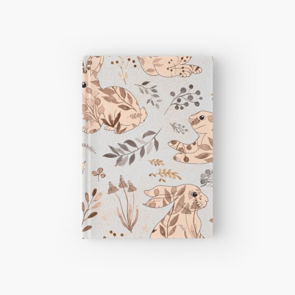 Item preview, Rabbit garden soft earthy tones designed and sold by cesartorresart.