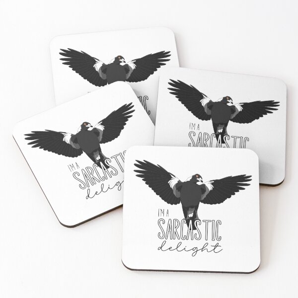 Item preview, I'm a sarcastic delight Australian magpie designed and sold by aussiemaggieluv.